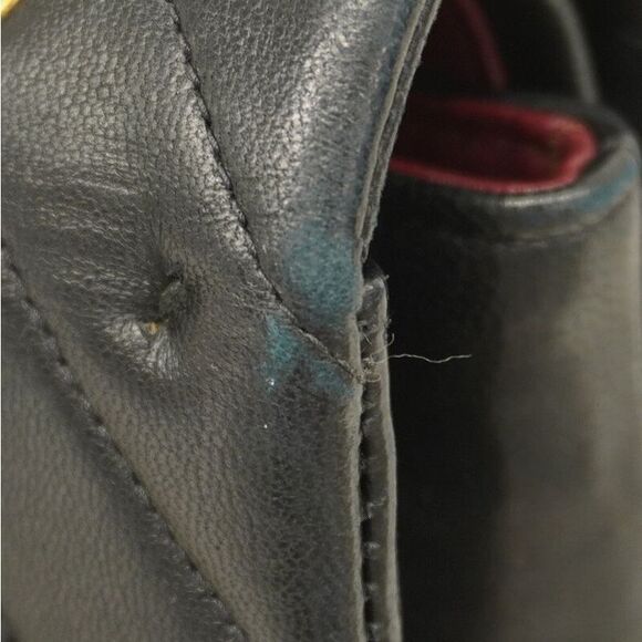 Chanel Shoulder Bag V-stitched Lambskin Black Gold Hardware Women - Picture 7 of 10